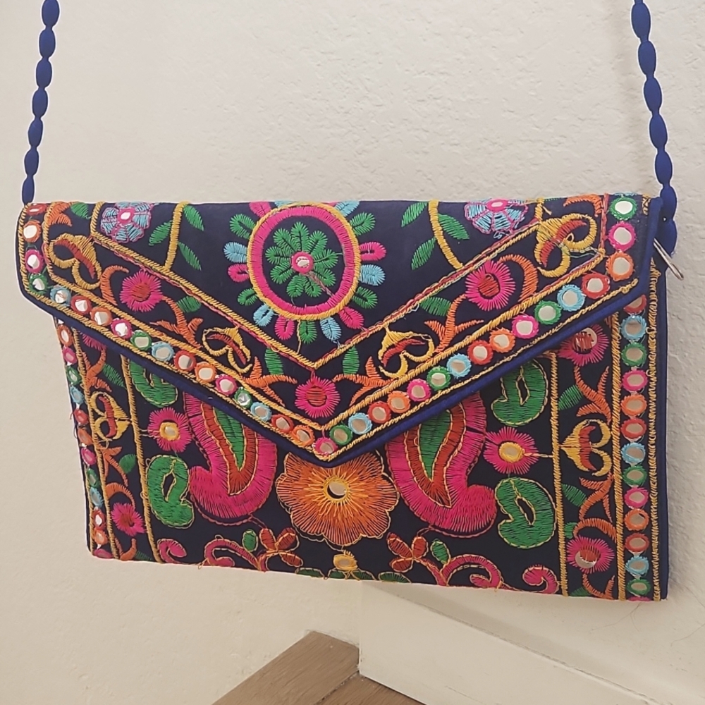 Embroidered Purse